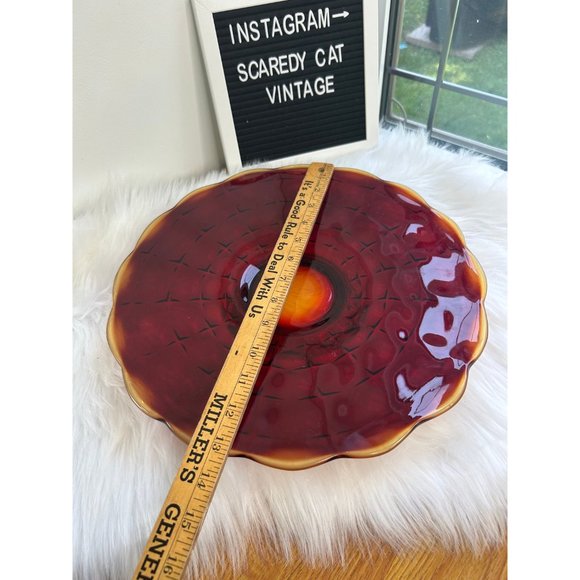 Indiana constellation amberina cake dessert serving platter tray stand - Picture 2 of 7